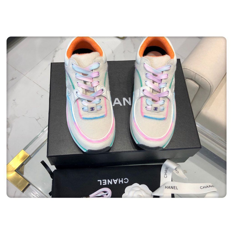 Ch*el rainbow sneaker 20b