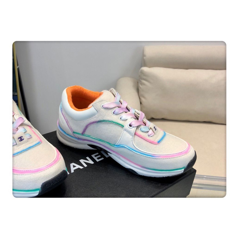 Ch*el rainbow sneaker 20b