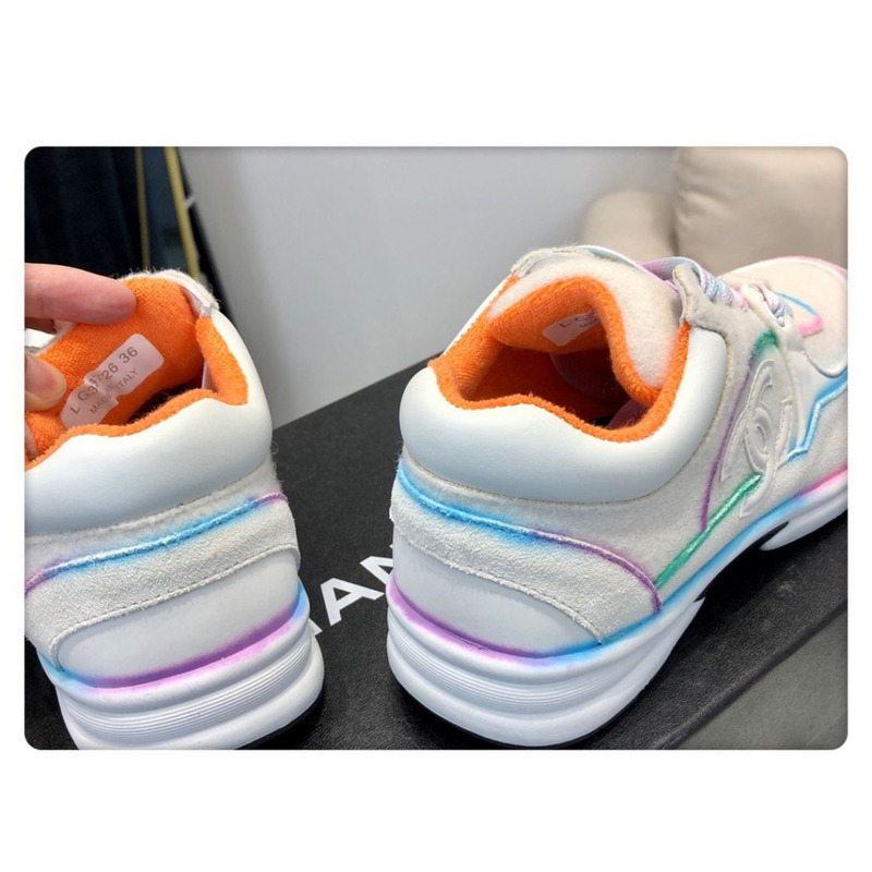 Ch*el rainbow sneaker 20b