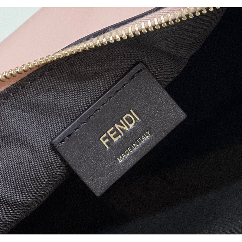 F**di small F**digraphy pale leather bag pink
