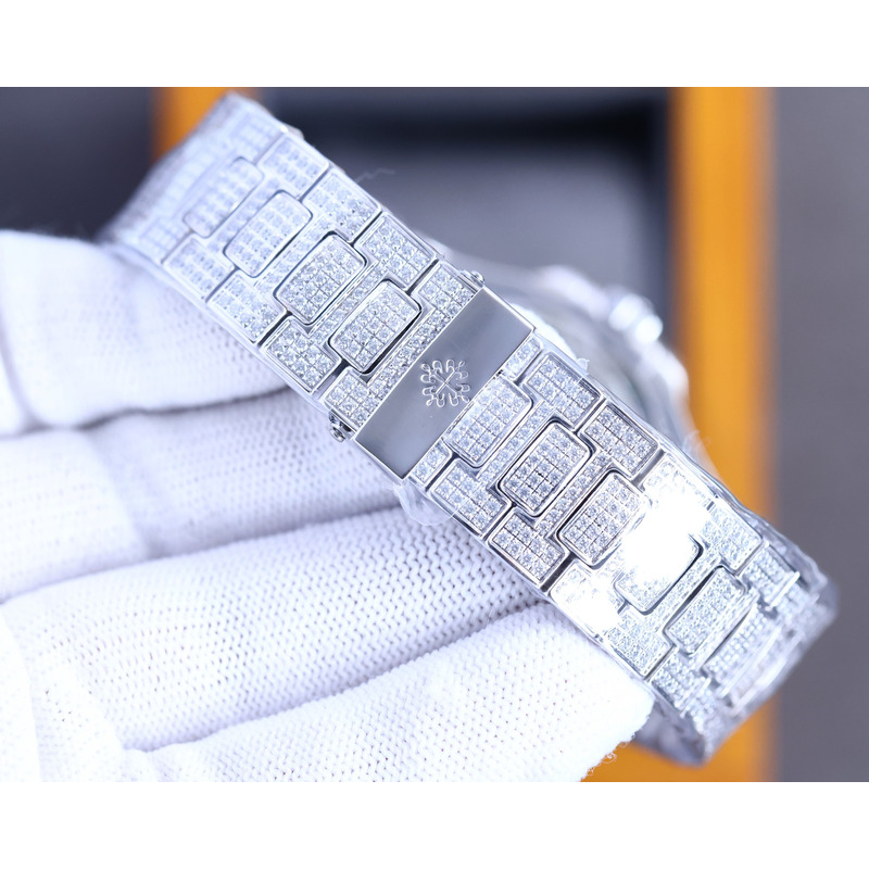 patek philippe nautilus 5711 white/black emerald Di*m*nds