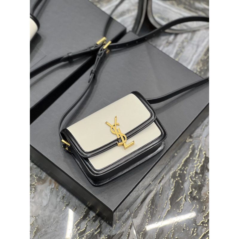 Saint Laurent S Solferino logo Shoulder Bag Black