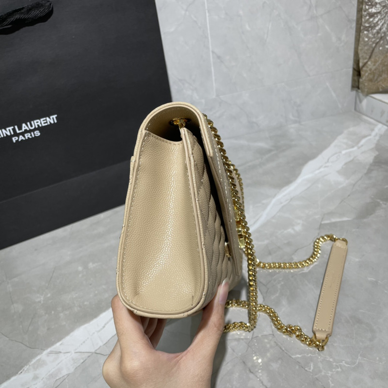 Saint Laurent Monogram Mix Matelasse Yellow