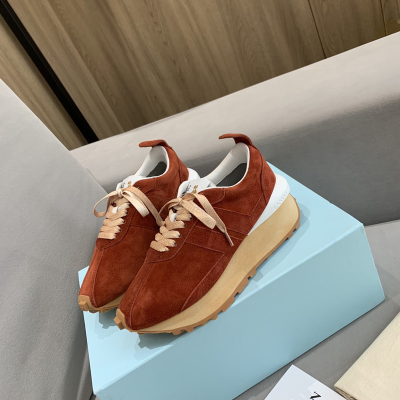 LANVIN Bumper Sneaker Burgundy