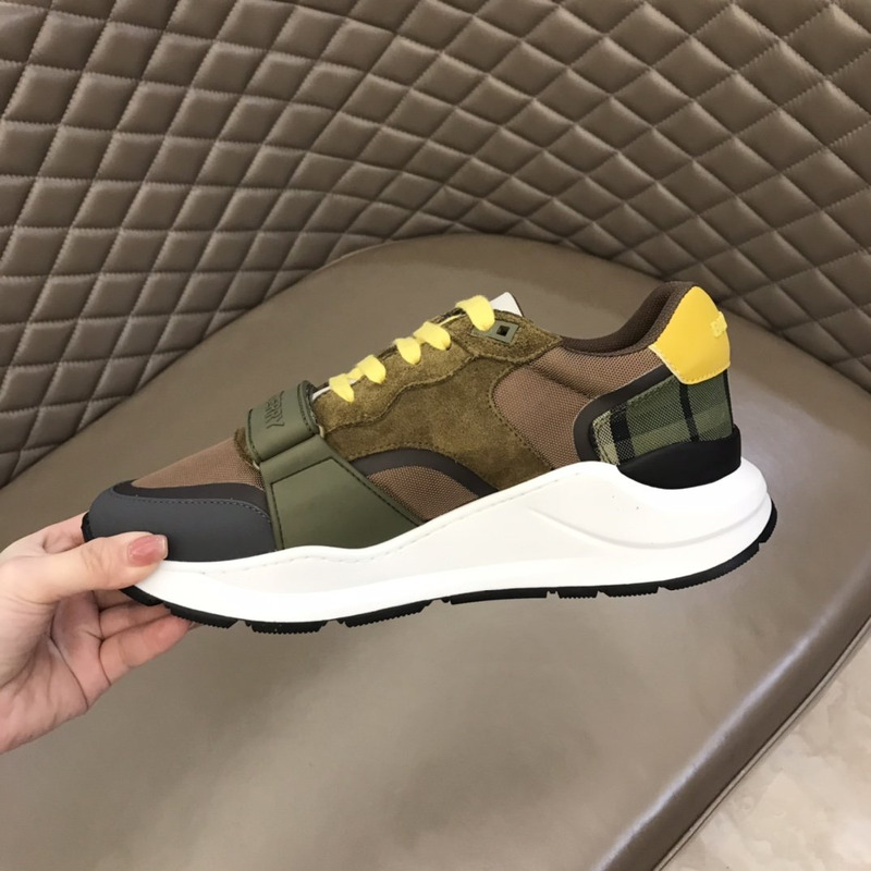 B**rry ramsey sneaker brown and dark green