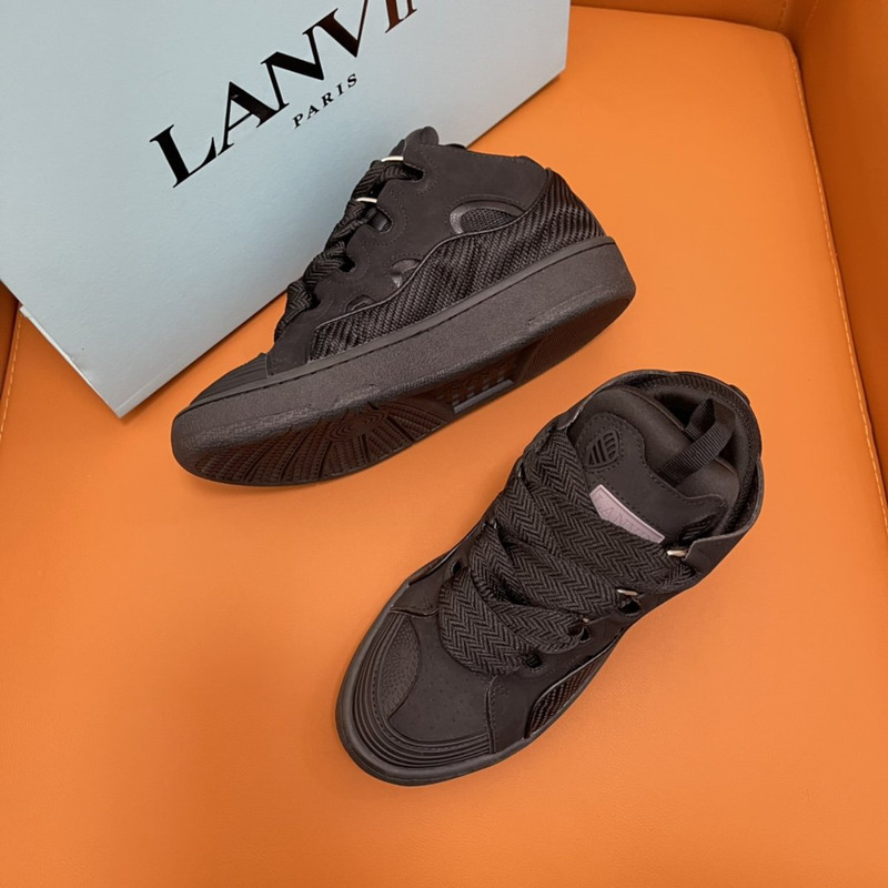 LANVIN Curb Sneaker Black