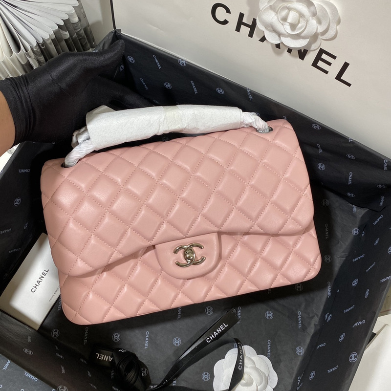 Ch*el 21s Ch*el pink classic flap medium cf25 pink