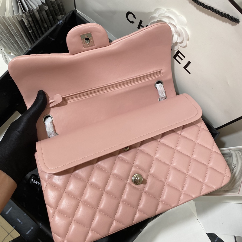 Ch*el 21s Ch*el pink classic flap medium cf25 pink