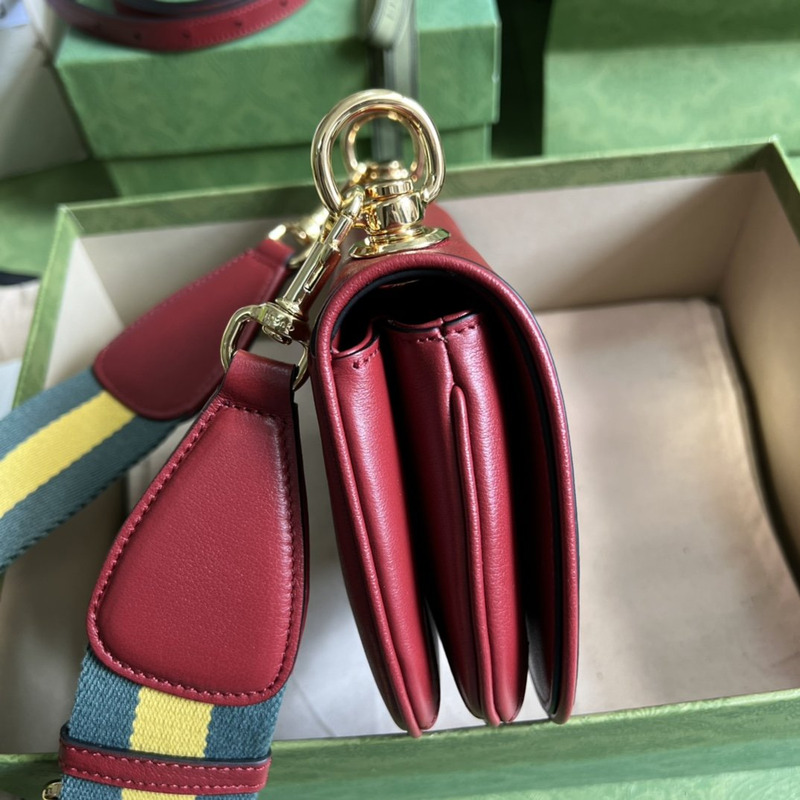 G*u*i blondie mini bag red leather