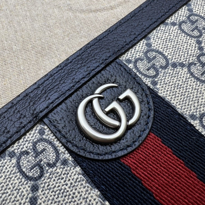 g*u*i ophidia gg zip around wallet beige and blue gg S*p*e canvas