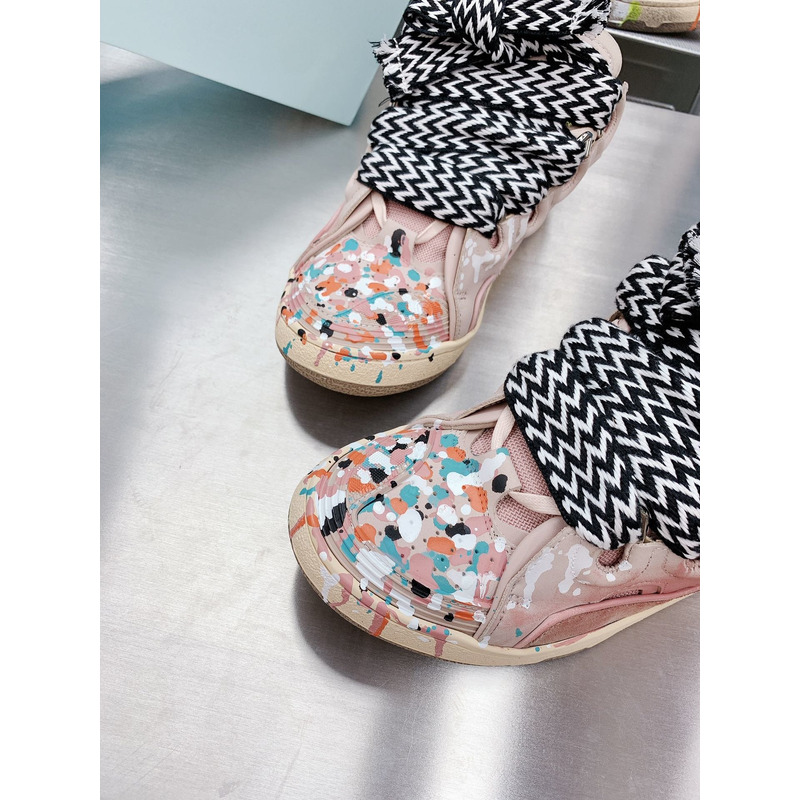 Lanvin x Gallery Dept.Curb Leather Sneaker Pale Pink Multi