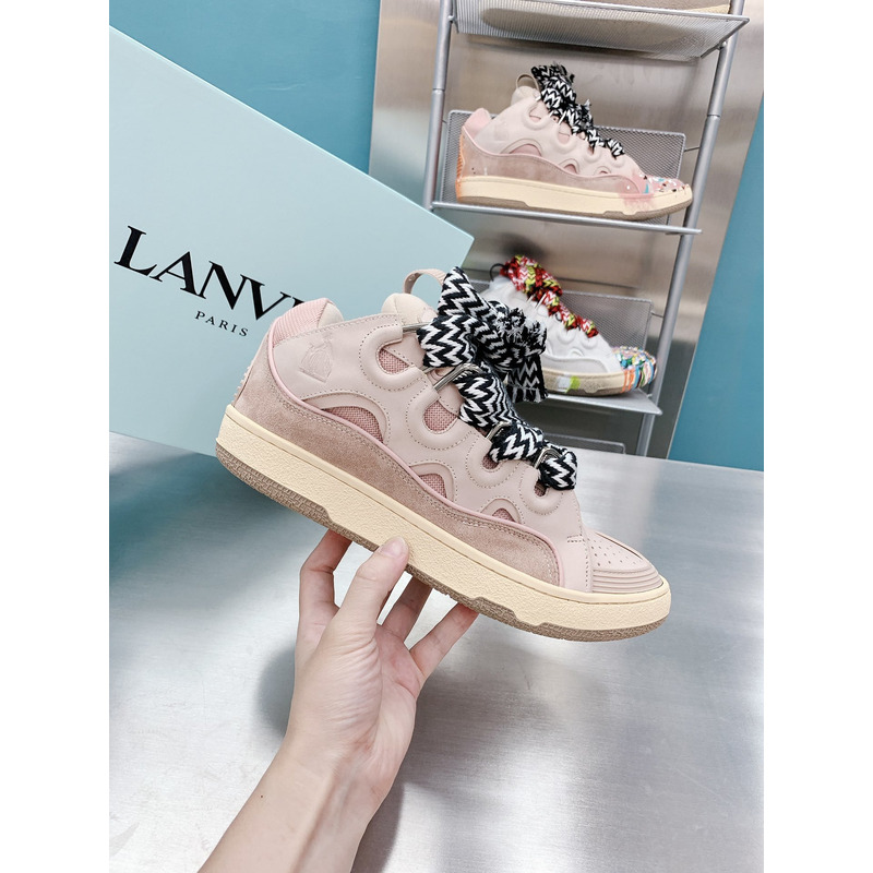 Lanvin x Gallery Dept.Curb Leather Sneaker Pale Pink