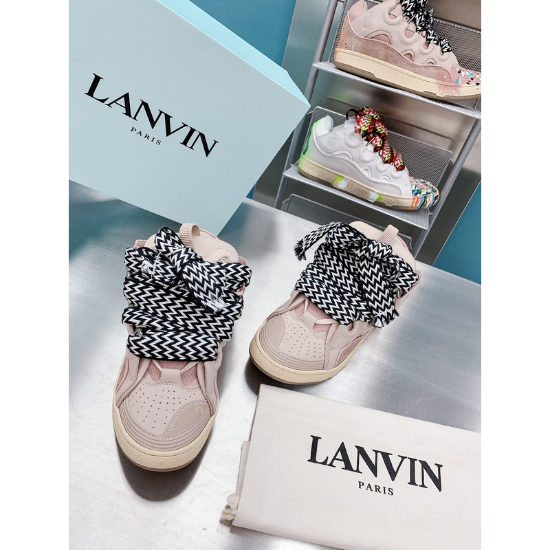 Lanvin x Gallery Dept.Curb Leather Sneaker Pale Pink