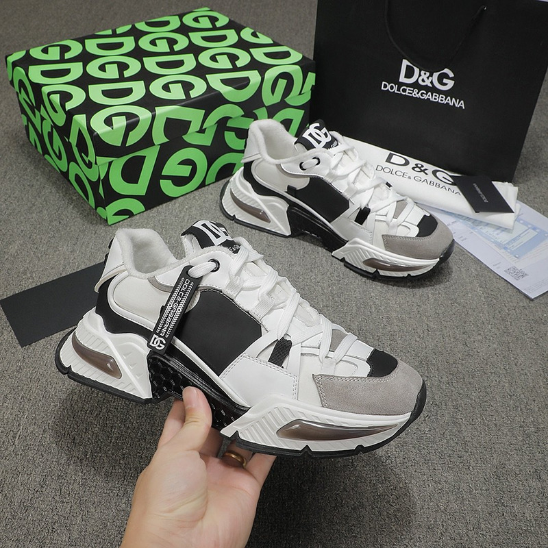 dolce & gabbana air master monoCh*0me panelled sneakers