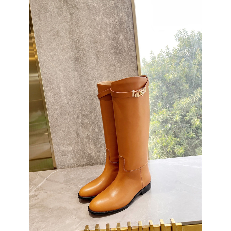 H**mes faustine boots naturel