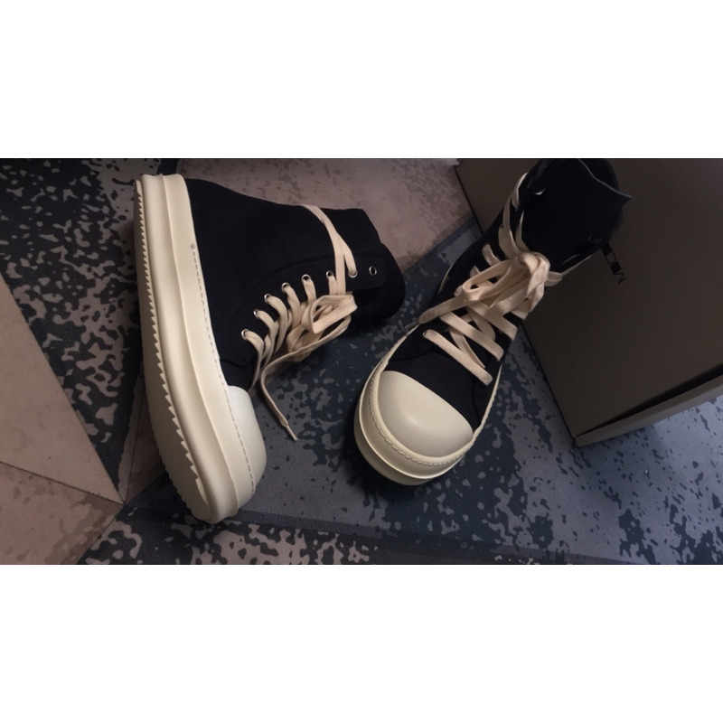 Rick Owens Drkshdw Ramones Cargo Sneakers Black
