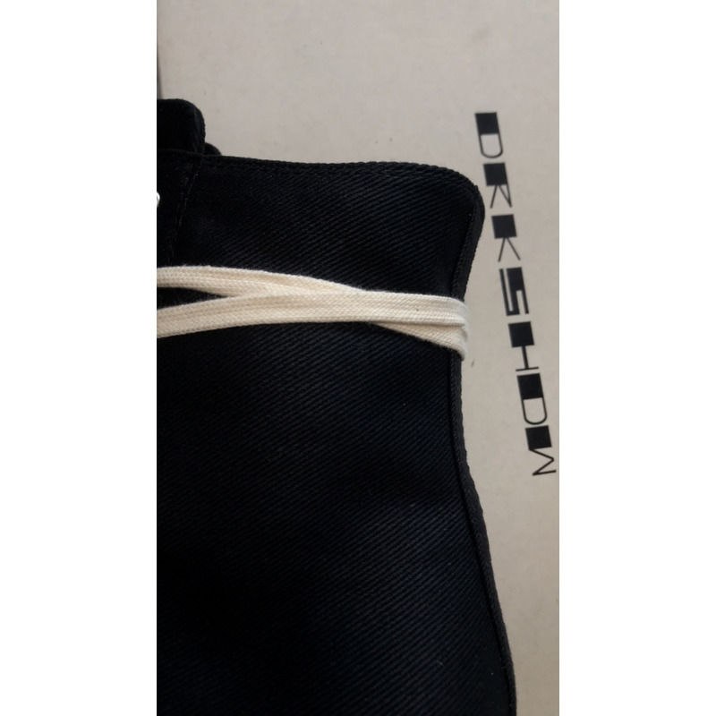 Rick Owens Drkshdw Ramones Cargo Sneakers Black