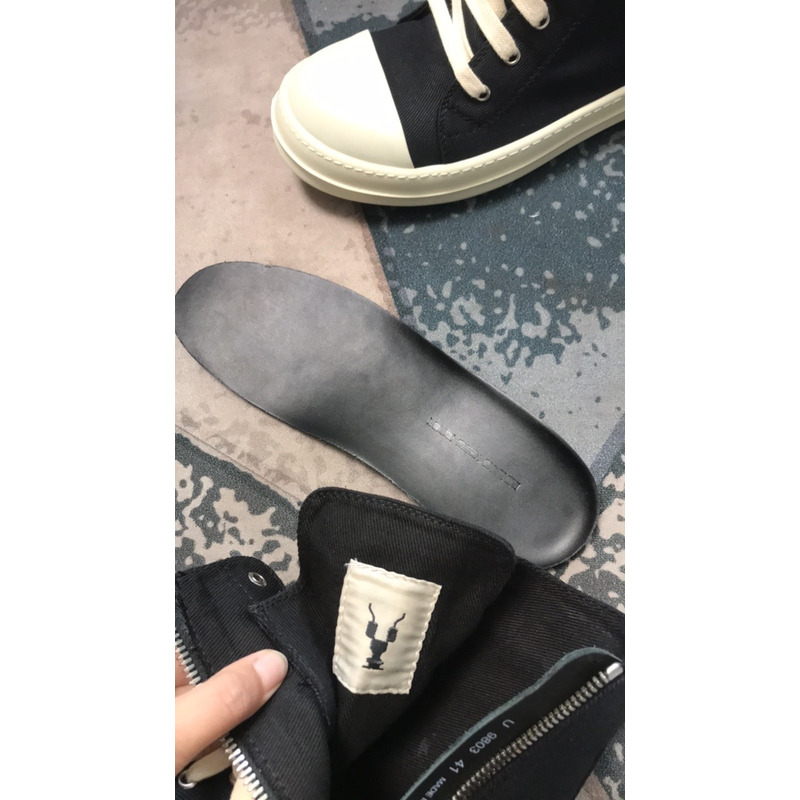Rick Owens Drkshdw Ramones Cargo Sneakers Black