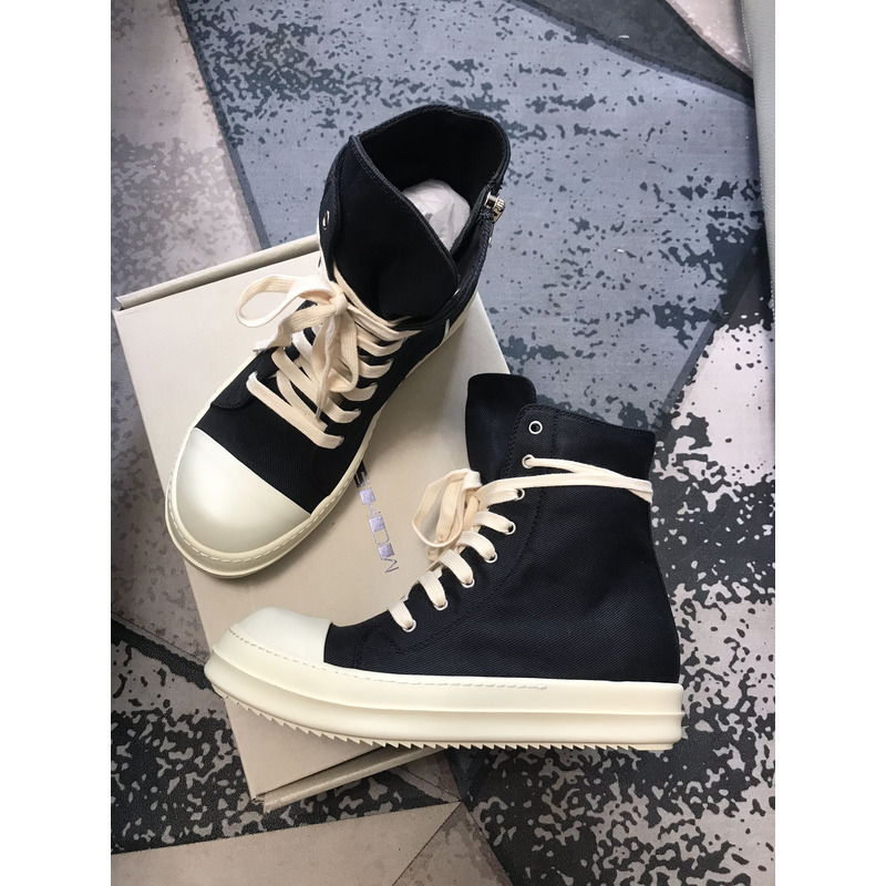 Rick Owens Drkshdw Ramones Cargo Sneakers Black