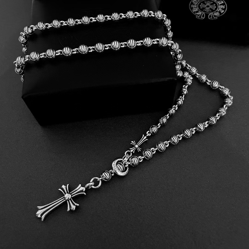Ch*0me heart cross necklace