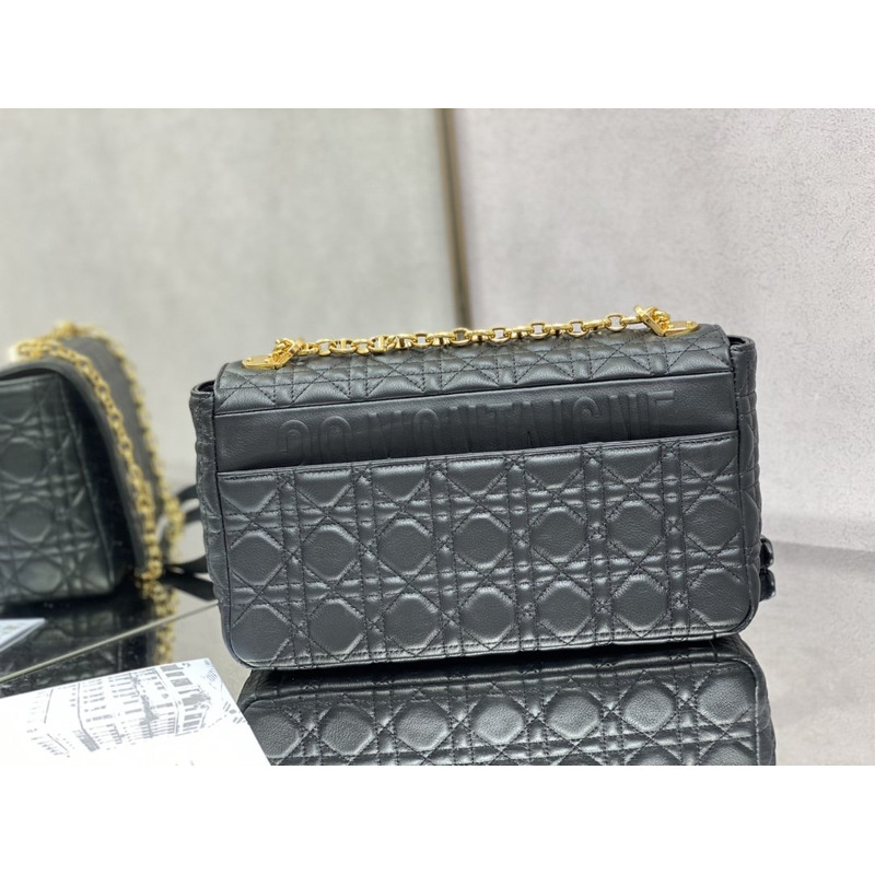 D*or caro bag beige soft calfskin gray