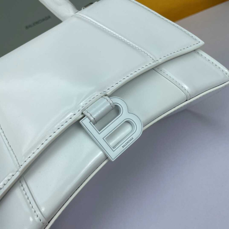 Ba*len*cia*ga hourglass xs tote white
