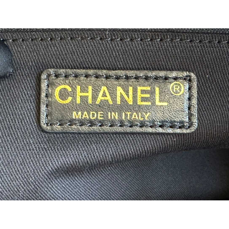 Ch*el deauville leather handbag