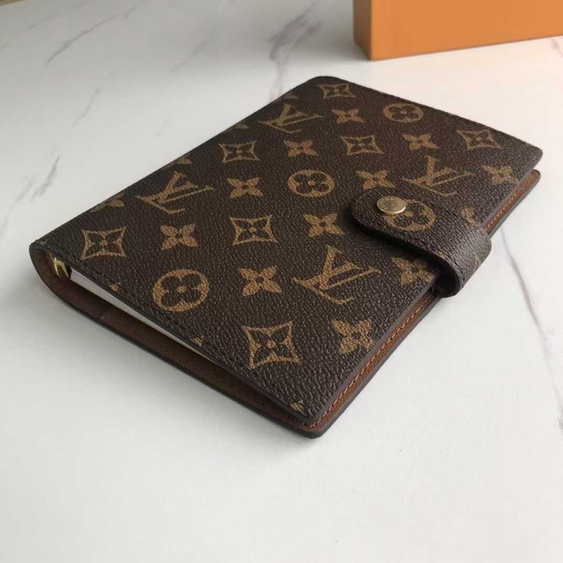 l**is V*t*n agenda cover mm ring monogram brown