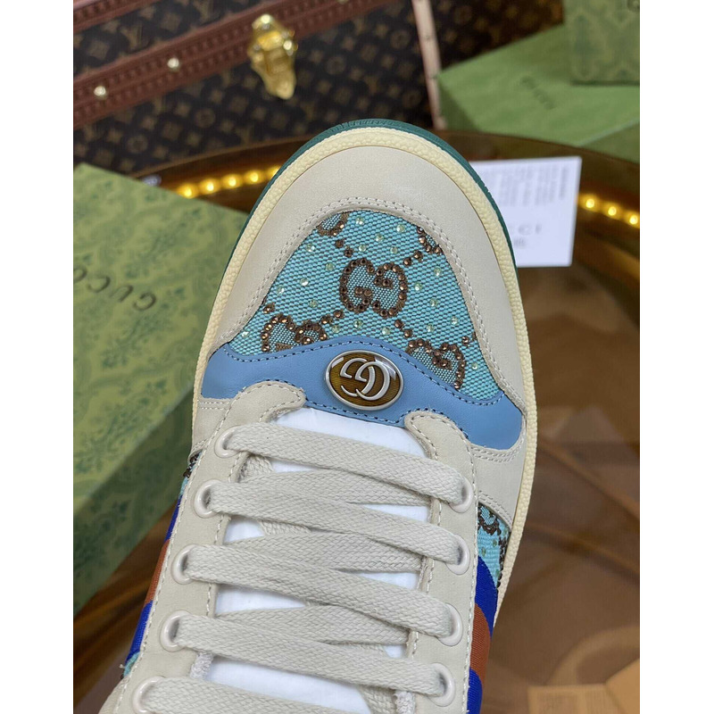 G*u*i G*u*i screener lace-up sneakers blue