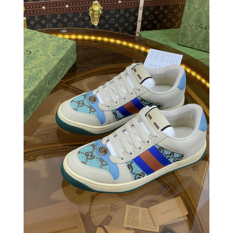 G*u*i G*u*i screener lace-up sneakers blue