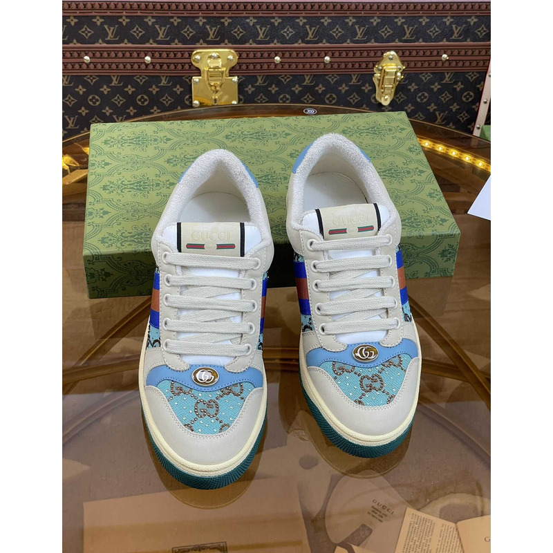G*u*i G*u*i screener lace-up sneakers blue