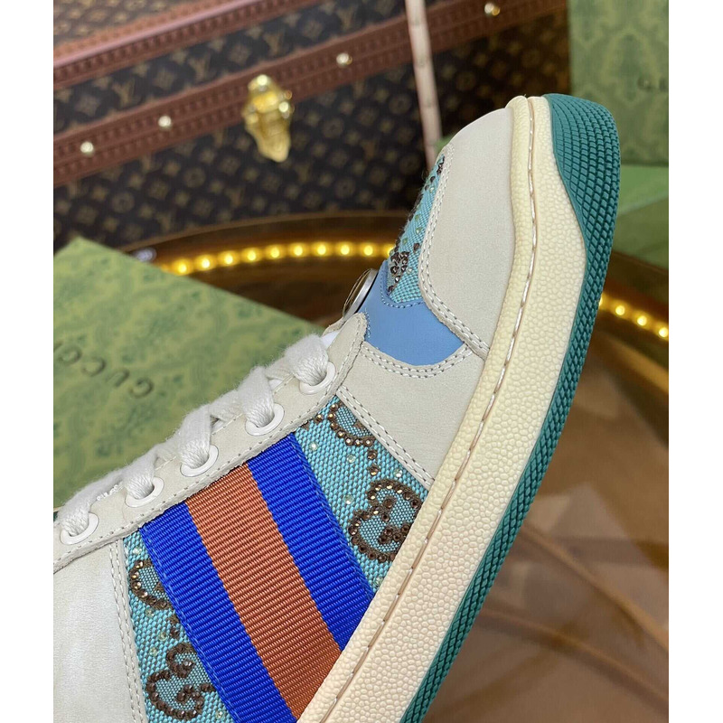 G*u*i G*u*i screener lace-up sneakers blue