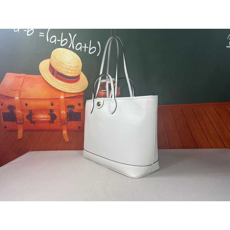 G*u*i ophidia medium tote bag white