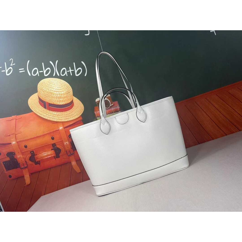 G*u*i ophidia medium tote bag white