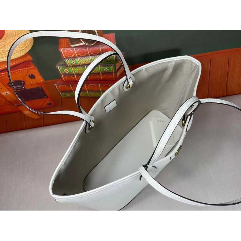 G*u*i ophidia medium tote bag white