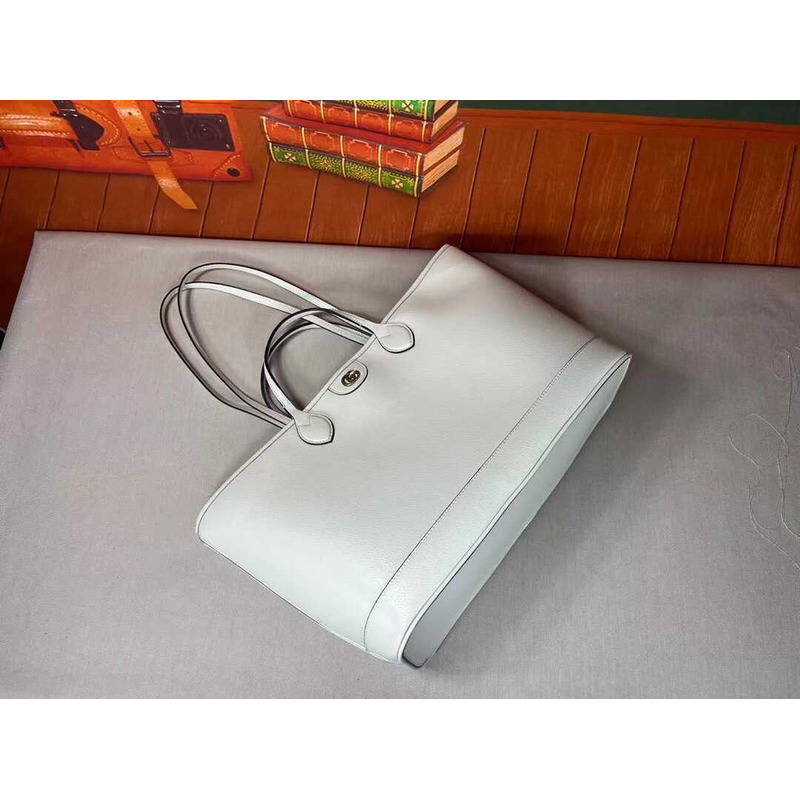 G*u*i ophidia medium tote bag white