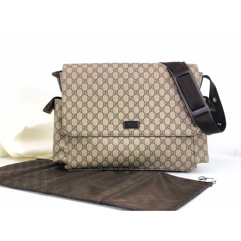 g*u*i diaper bag crossbody gg S*p*e brown