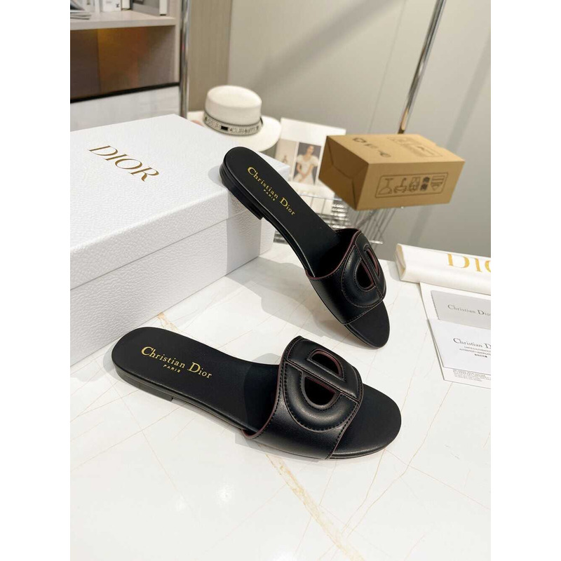 D*or d-club slide calfskin black