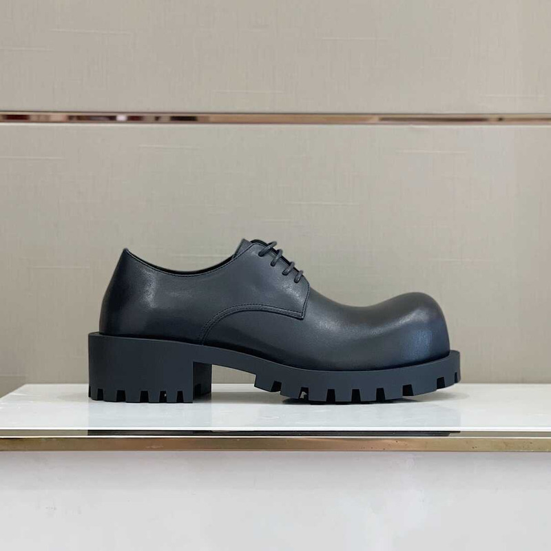 Ba*len*cia*ga rhino derby shoes black