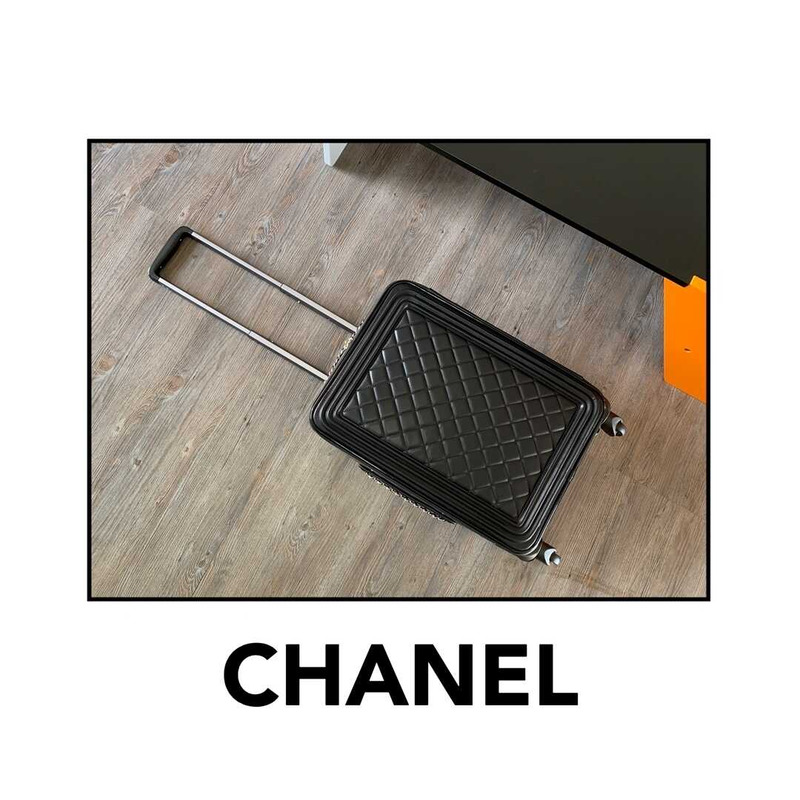 Ch*el low-key lozenge trolley suitcase