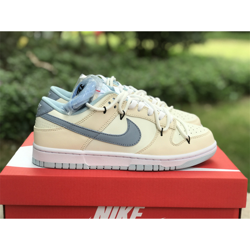 Nike Air Jordan 1 Low Blue and Beige