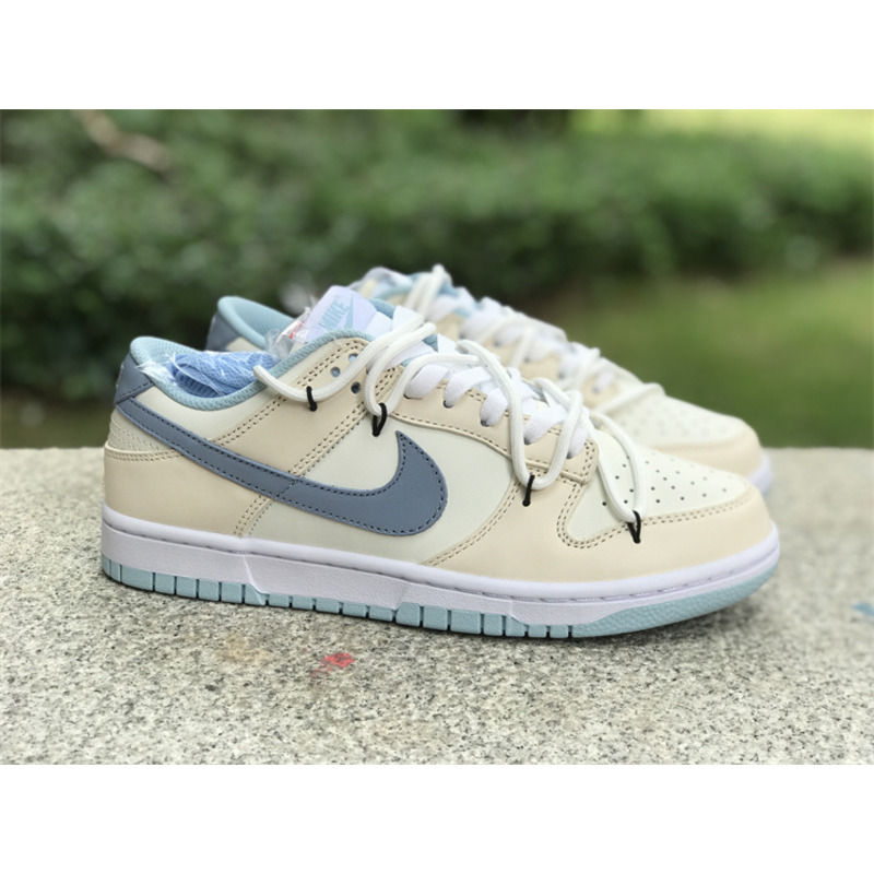 Nike Air Jordan 1 Low Blue and Beige
