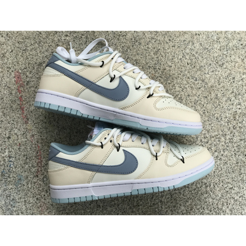 Nike Air Jordan 1 Low Blue and Beige