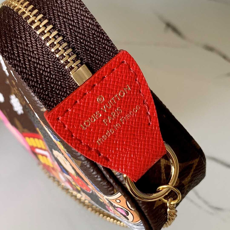 l**is v*t*n mini pochette accessoires monogram u1u1enne red