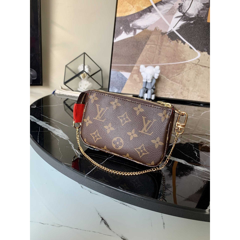 l**is v*t*n mini pochette accessoires monogram u1u1enne red