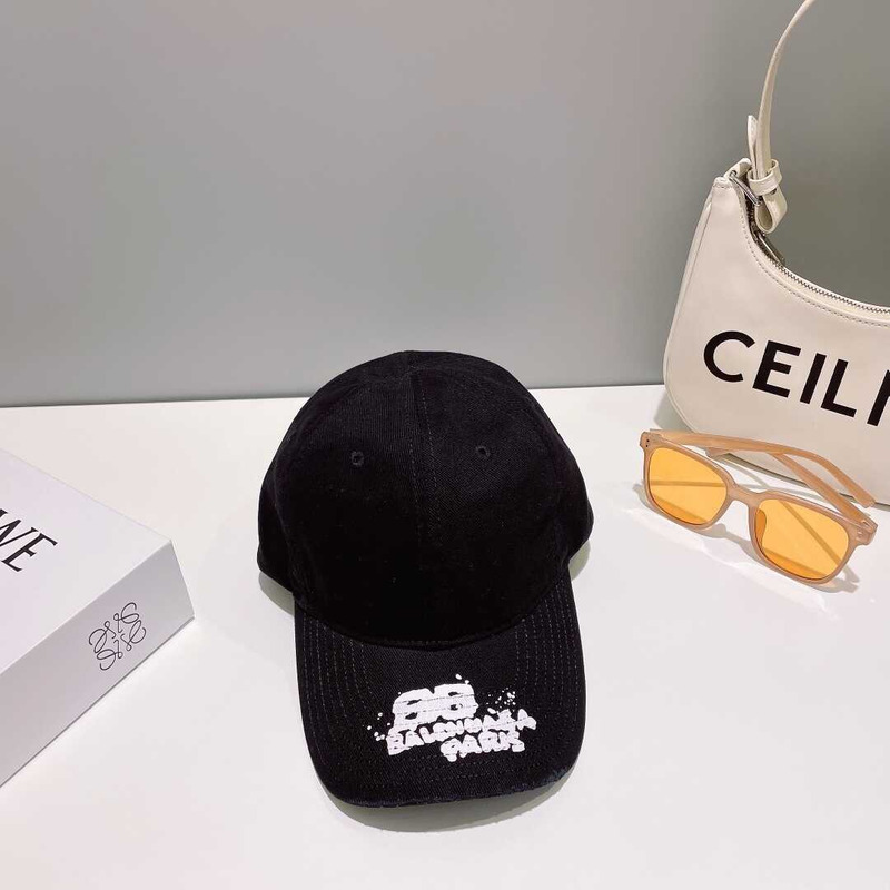 Ba*len*cia*ga bb icon baseball cap black