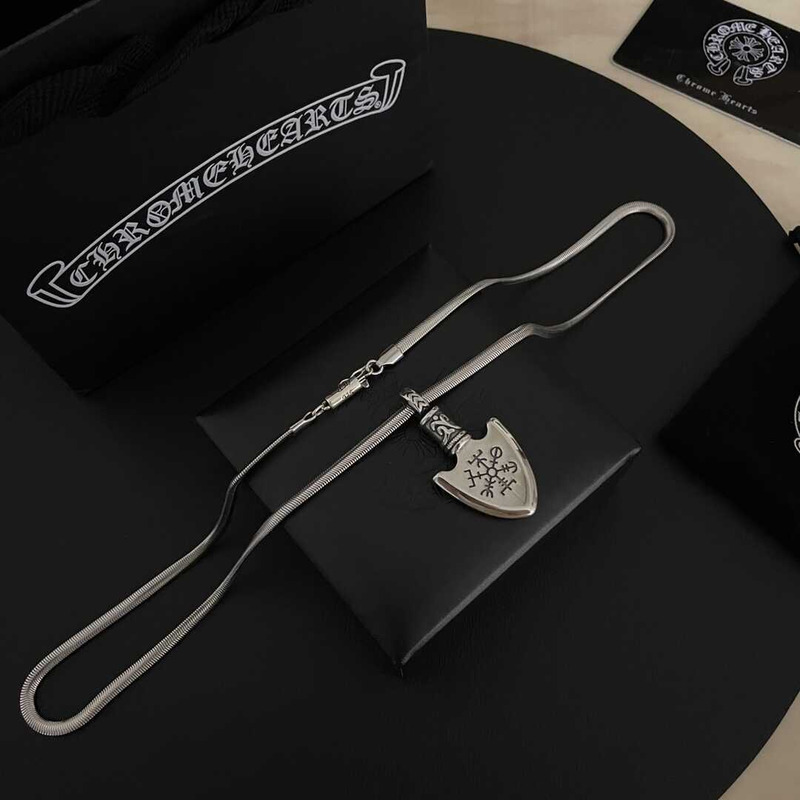 Ch*0me heart shield pendant necklace