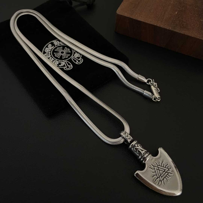 Ch*0me heart shield pendant necklace