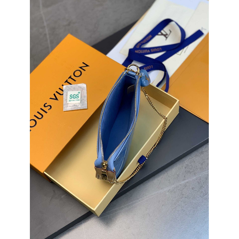 l**is V*t*n  mini pochette accessoires blue