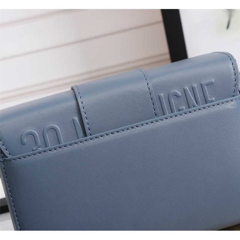 d*or 30 montaigne S*per mini bag blue